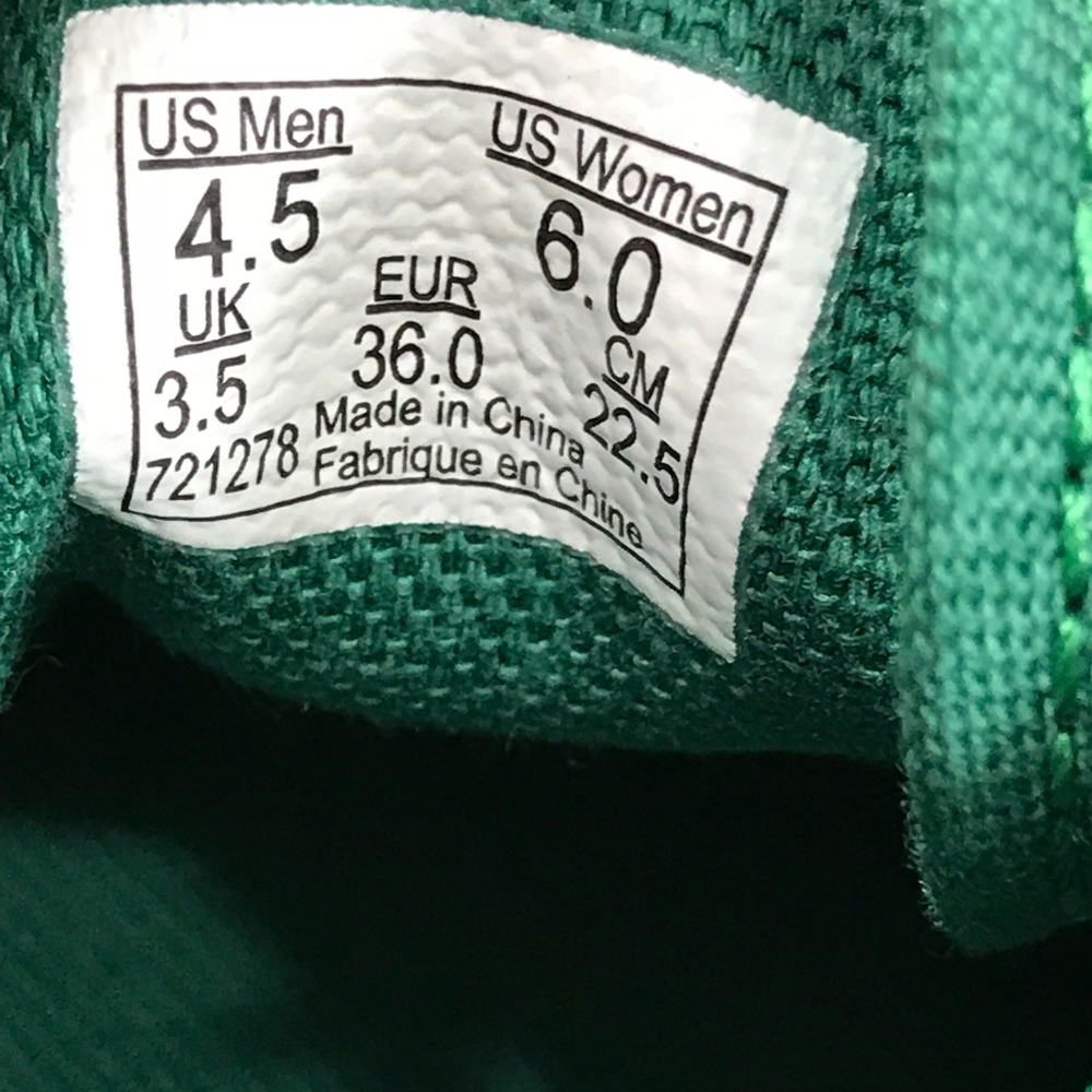 Vans Era Gold Mono Verdant Green Shoes - Picture 7 of 8